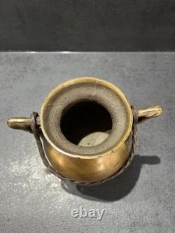 17th-Century Bronze Tripod Cauldron. Early Period, Middle Ages, Collections