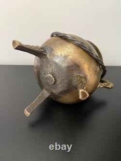 17th-Century Bronze Tripod Cauldron. Early Period, Middle Ages, Collections