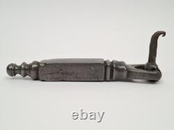 18th CENTURY FORGED STEEL DOOR KNOCKER / ANTIQUE DOOR (Décoretout31)