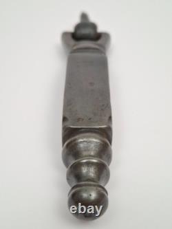 18th CENTURY FORGED STEEL DOOR KNOCKER / ANTIQUE DOOR (Décoretout31)