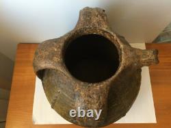 18th Century Antique Glazed Earthenware Jug, Beauronne, Dordogne