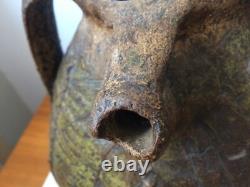 18th Century Antique Glazed Earthenware Jug, Beauronne, Dordogne