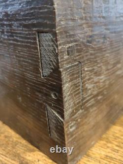 18th Century Candle Box Popular Art Oak Normandy