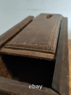 18th Century Candle Box Popular Art Oak Normandy