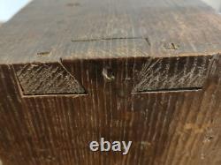 18th Century Candle Box Popular Art Oak Normandy