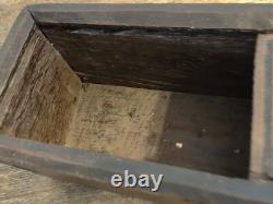 18th Century Candle Box Popular Art Oak Normandy