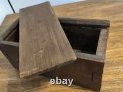 18th Century Candle Box Popular Art Oak Normandy