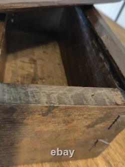 18th Century Candle Box Popular Art Oak Normandy