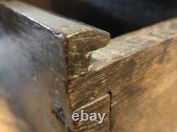 18th Century Candle Box Popular Art Oak Normandy