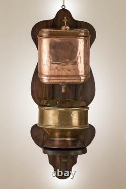 18th Century Copper with Dovetail Fountain in Antique Copper Work