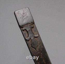 18th Century Wrought Iron Stone Mason's Compass