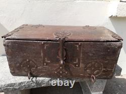 18th-century wooden chest