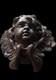 18th-century Wooden Sculpture Of An Old Religious Cherub Angel<br/>