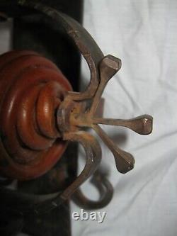 19th Century Ancient Wall-mounted WAX COIL CANDLESTICK in WROUGHT IRON Popular Art Wax Jack