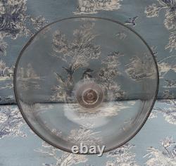 19th Century Blown Glass Bell Jar for Cheese and Pastry Apothecary 24.5cm x 20cm