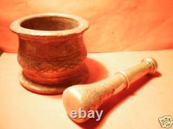 19th Century Bronze Spice Mortar from India