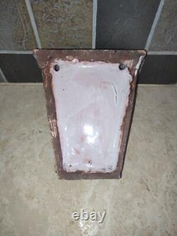 19th Century Faience Wall Shelf with Anthropomorphic Character