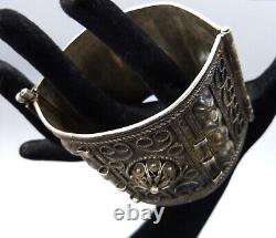 19th Century Ottoman Armenian Silver Bracelet