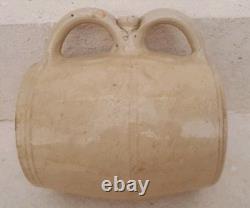 19th Century Stoneware Flask from La Borne