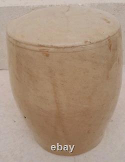 19th Century Stoneware Flask from La Borne