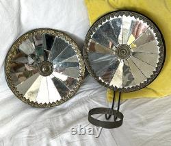 2 Antique Multiplying Mirrors Empire Period Georgian French Mirrors