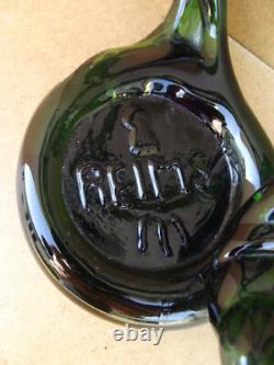 2 Antique Reims Glass Cellar Candle Holders – Folk Art