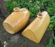 2 Antique Soufflenheim Alsace Vintage French Folk Pottery Art