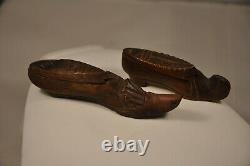 2 Tobacco Shoes Old Art Popular Antique Shoe Snuff Box