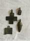 4 Medieval Romanesque Harness Pendants, 12th Century, Early Period