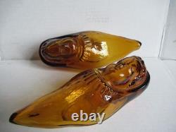 ANCIENT MYSTERY BABY BOTTLE blown molded glass FOLK ART FEEDING BOTTLE