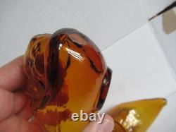 ANCIENT MYSTERY BABY BOTTLE blown molded glass FOLK ART FEEDING BOTTLE