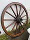 Ancient Wooden Wagon Wheel Early 20th Century Popular Art