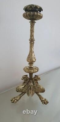 ANTIQUE BRONZE CANDLESTICK from the NAPOLEON III period