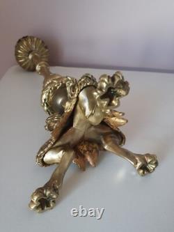 ANTIQUE BRONZE CANDLESTICK from the NAPOLEON III period