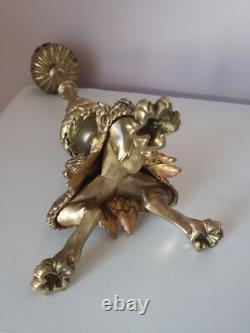 ANTIQUE BRONZE CANDLESTICK from the NAPOLEON III period