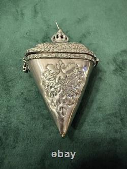 ANTIQUE VINAIGRETTE OR SALT OR PERFUME BOX 19TH CENTURY ORIENTALIST 19TH CENTURY