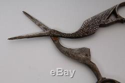 A Hook Scissors Silver Chatelaine Minerva Orfevre Alfred Quantin 19th Z266