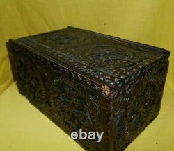 Ancien Coffret 1723 XVIII Th 18th 18th Hollandais Popular Art Old Holland Box