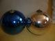 Ancient Ball Of Pardon Christmas Eglomized Mercurise 19th Art Verrier Meisenthal