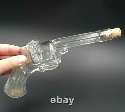 Ancient Bottle A Alcohol Bottle In Revolver Shape Pistol Tres Good State