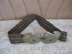 Ancient Bulgarian Silver Hoop Earrings, Handmade and Decorated with Ornaments