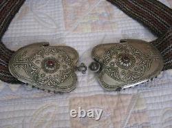 Ancient Bulgarian Silver Hoop Earrings, Handmade and Decorated with Ornaments