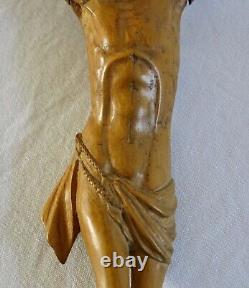 Ancient Christ, Christ in boxwood, in wood, 17th 18th century, religious, Christ