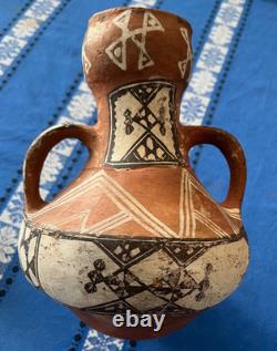 Ancient Clay Jug North Africa Tuareg Berber Beautifully Painted