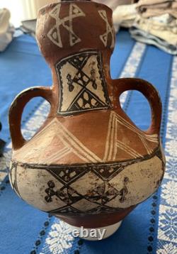 Ancient Clay Jug North Africa Tuareg Berber Beautifully Painted