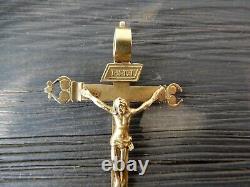 Ancient Cross In Mass Gold Religious Lorraine Abbesse 6.5 Grams