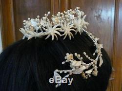 Ancient Crown Of Mary Diadem Flowers Wax Fabrics Wax Crown Wedding
