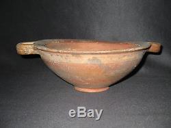 Ancient Cup Or Bowl Terracotta Engobé Etruscan V Th VI Th Century Bc