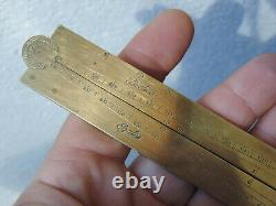 Ancient King's Foot Tool De Roy Compas Proportion Antique Tool Compass