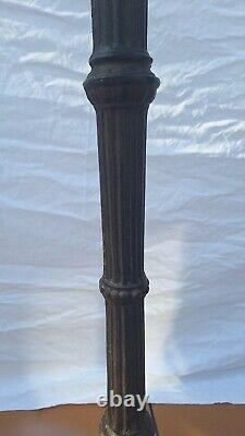 Ancient Large Cast Iron Bistro Table Leg. Vintage